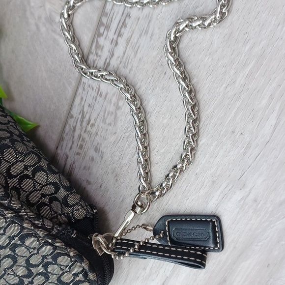 Coach Black Signature Cosmetic/wristlet Bag - Picture 13 of 13